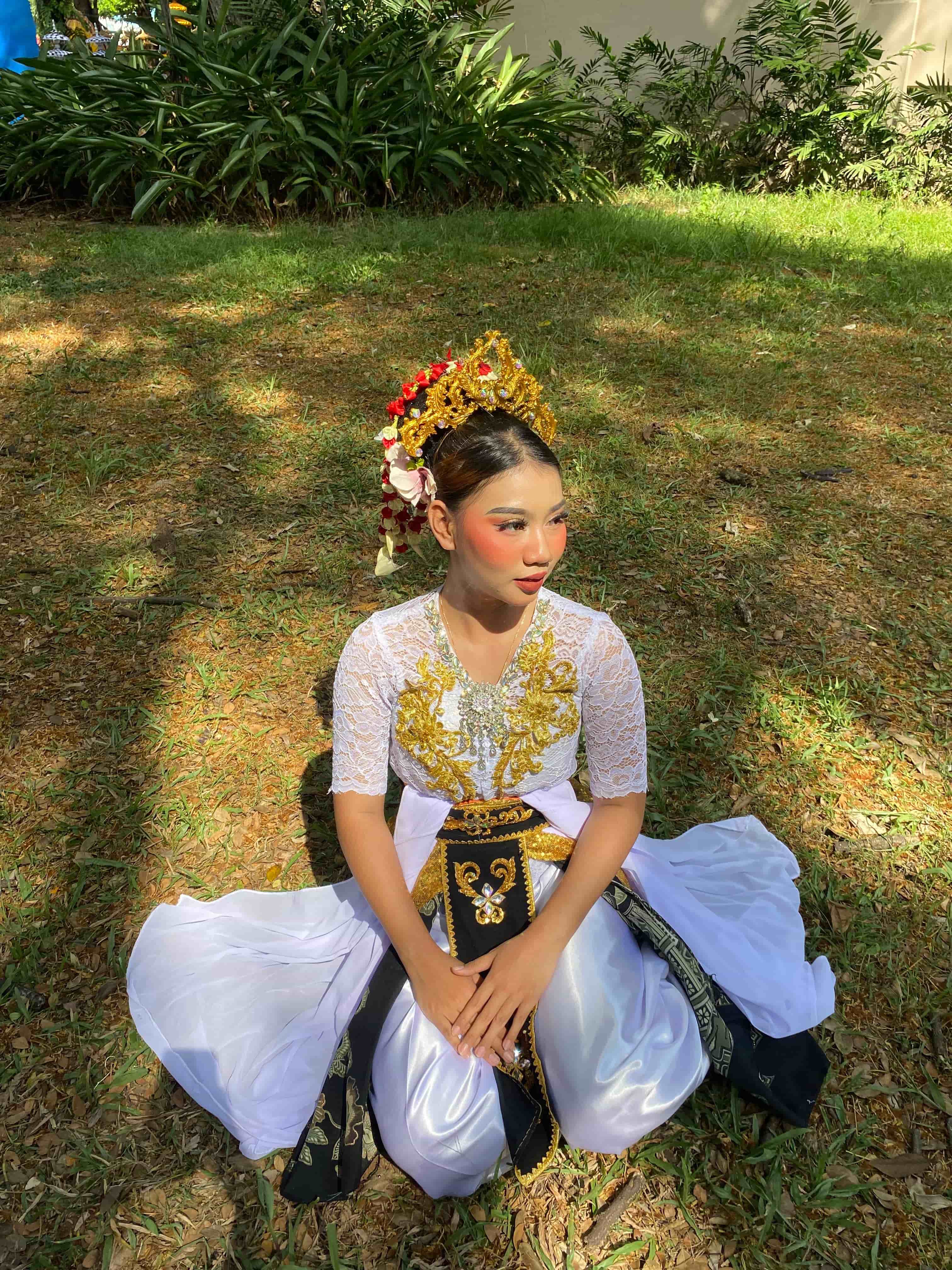 Professional makeup close-up